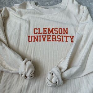 Clemson University Cream Long Sleeve Shirt